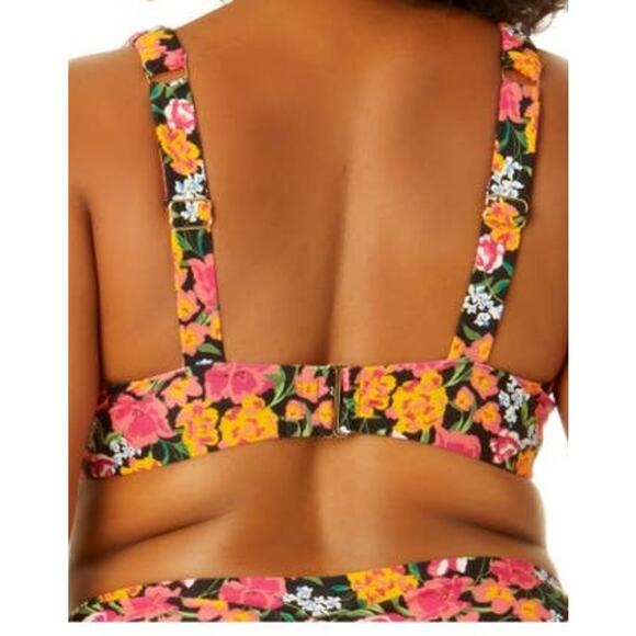 Time and True Women's Plus Size Floral 2pc bikini 24/26 3X - Picture 4 of 7